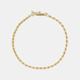 Pulsera Torzal 3mm Oro Sólido