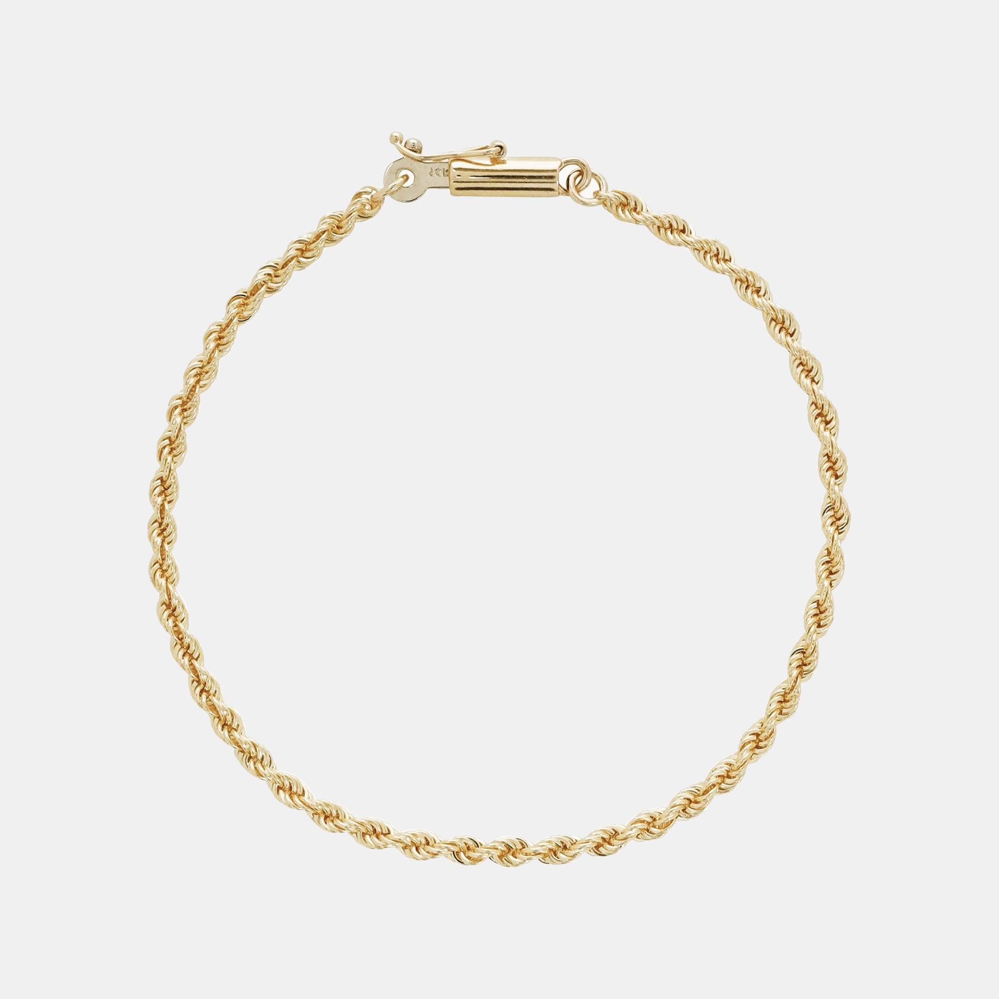 Torzal 3mm (Oro Sólido) Pulsera