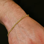 Torzal 3mm (Oro Sólido) Pulsera