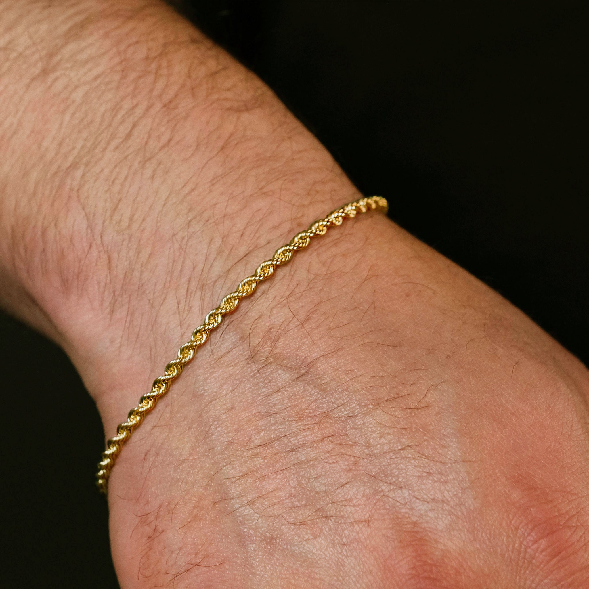 Torzal 3mm (Oro Sólido) Pulsera