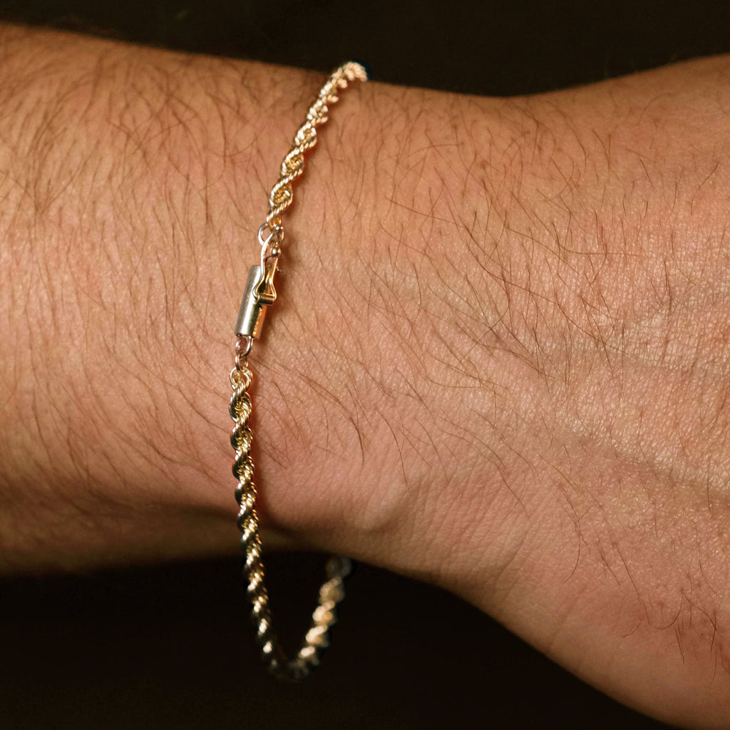 Torzal 3mm (Oro Sólido) Pulsera