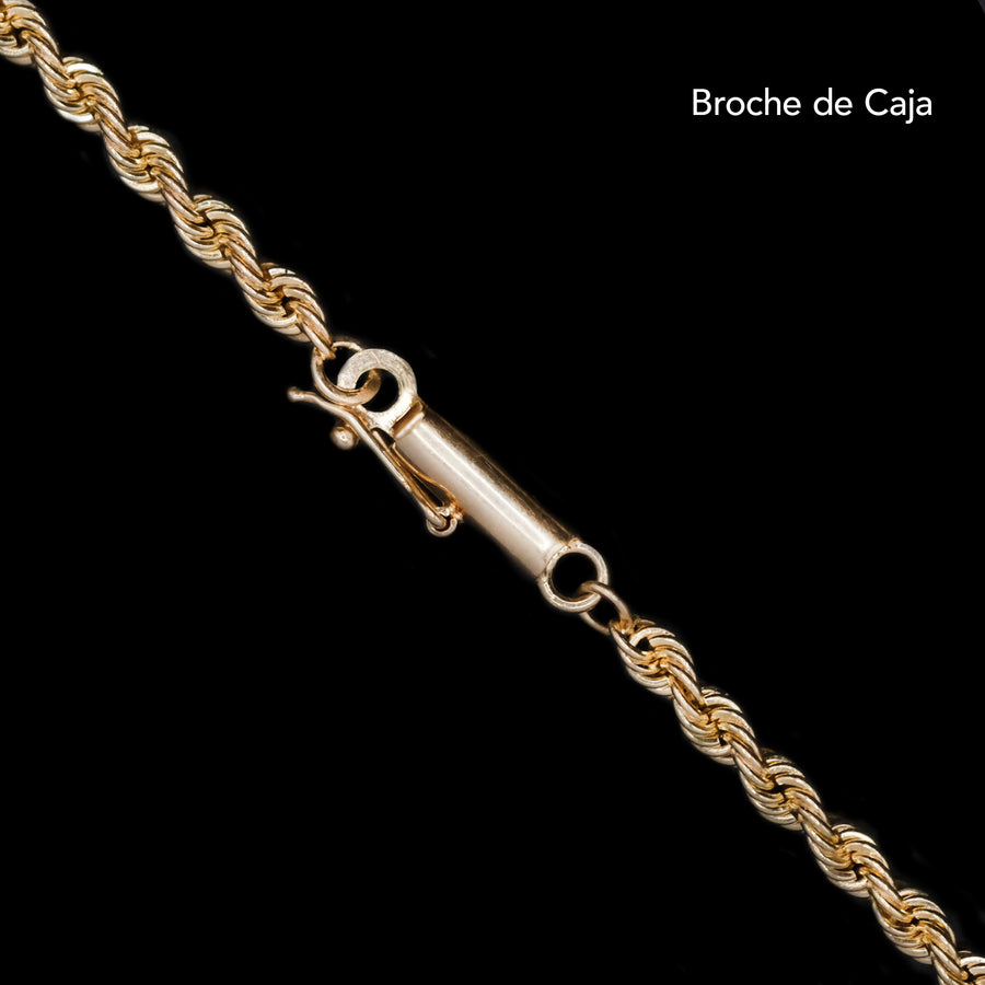 Torzal 2.5mm (Oro Sólido) Cadena