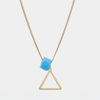Triangulum 2mm (Oro Sólido) Collar