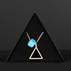 Triangulum 2mm (Oro Sólido) Collar