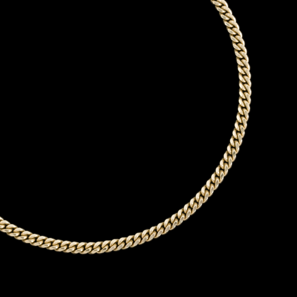 Triangulum 2mm (Oro Sólido) Collar