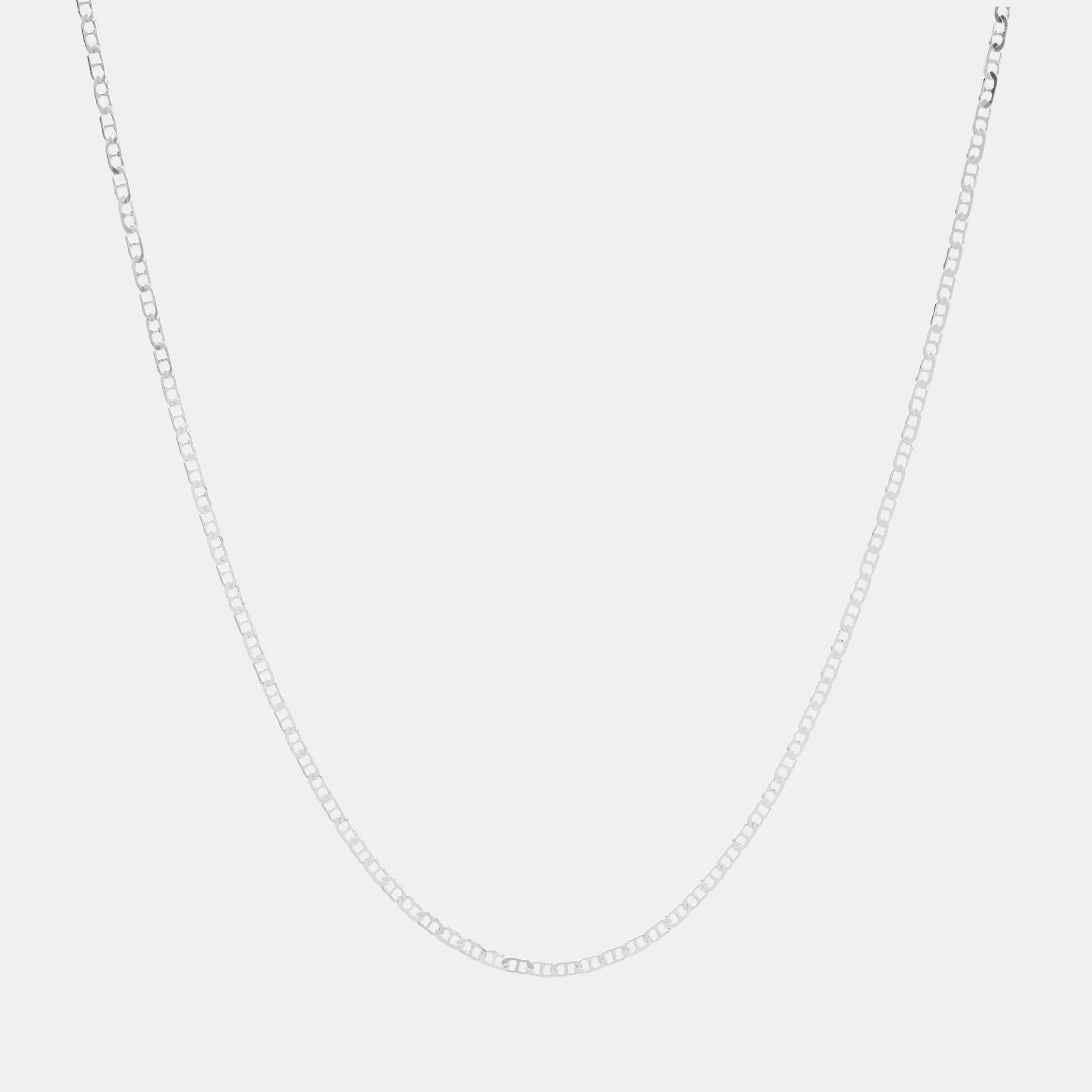 Ancla Martillada 2mm (Plata) Cadena - Triangulum Workshop