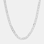 Ancla Martillada Zegrinada 5mm (Plata) Cadena - Triangulum Workshop