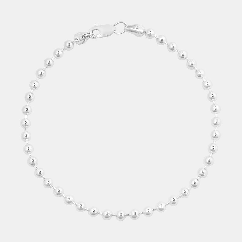 Bolitas 3mm (Plata) Pulsera - Triangulum Workshop