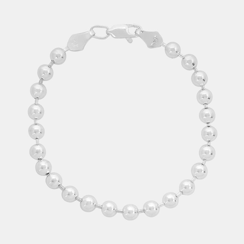 Bolitas 5mm (Plata) Pulsera - Triangulum Workshop