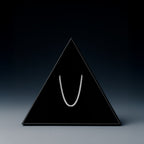 Cadena Cuban Link 1mm Plata .925 en caja Triangulum Workshop