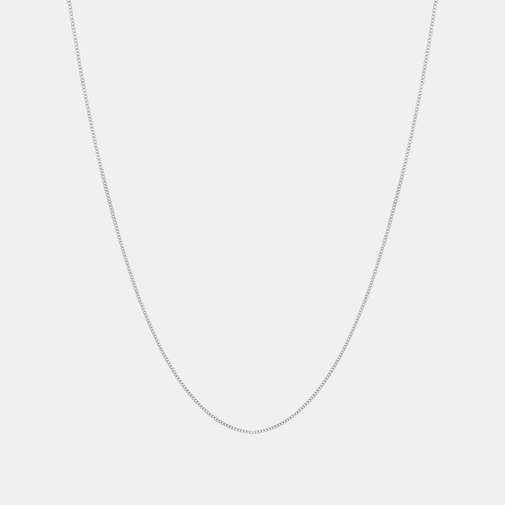 Cadena Cuban Link 1mm en Plata .925