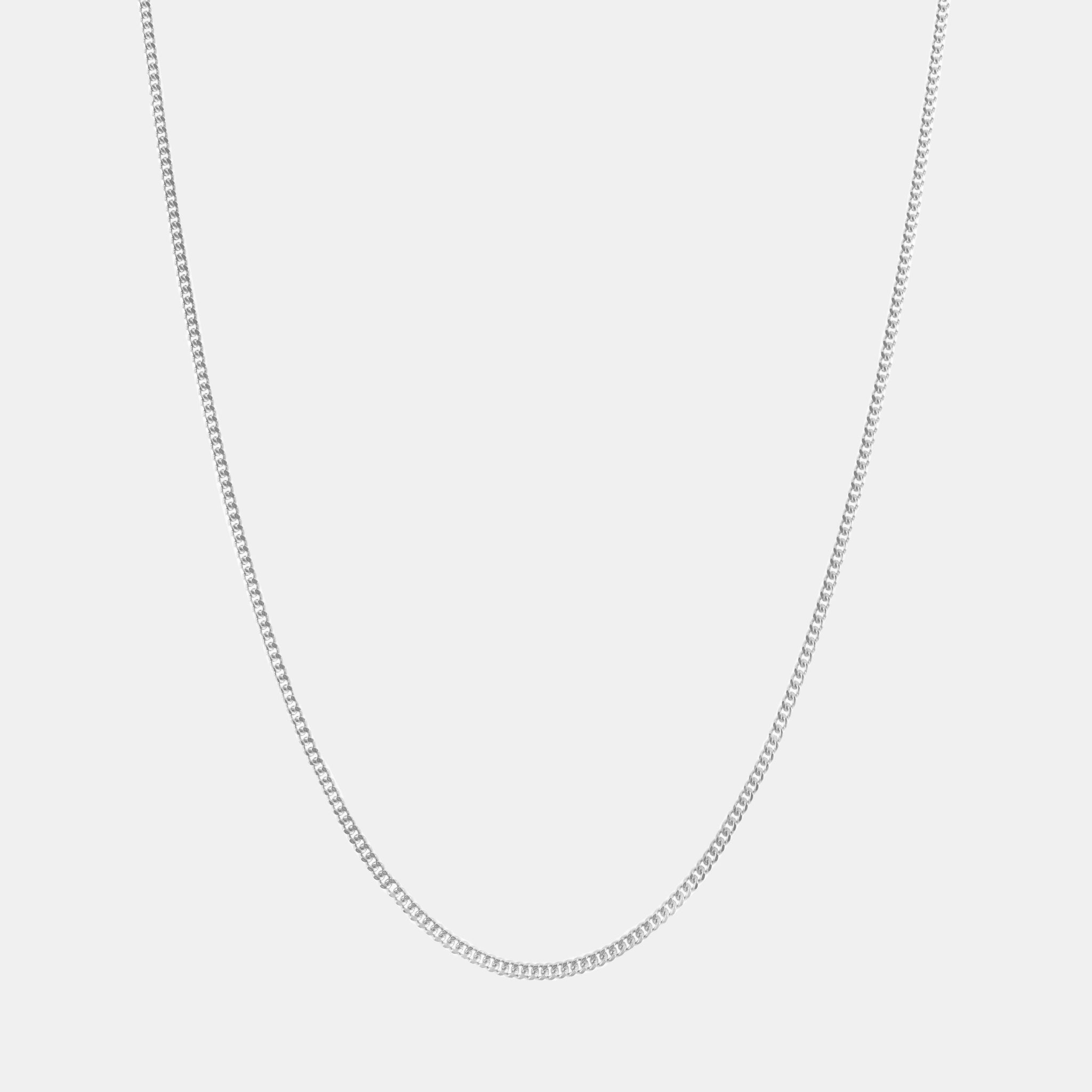 Cadena Cuban Link 2mm en Plata .925