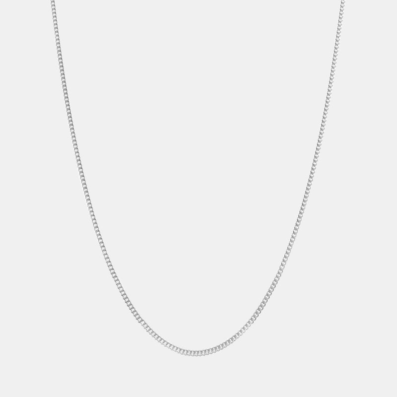 Cadena Cuban Link 2mm en Plata .925
