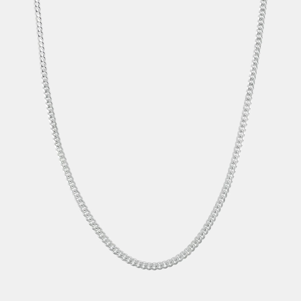 Cadena Cuban Link 3mm Plata .925 de Triangulum Workshop