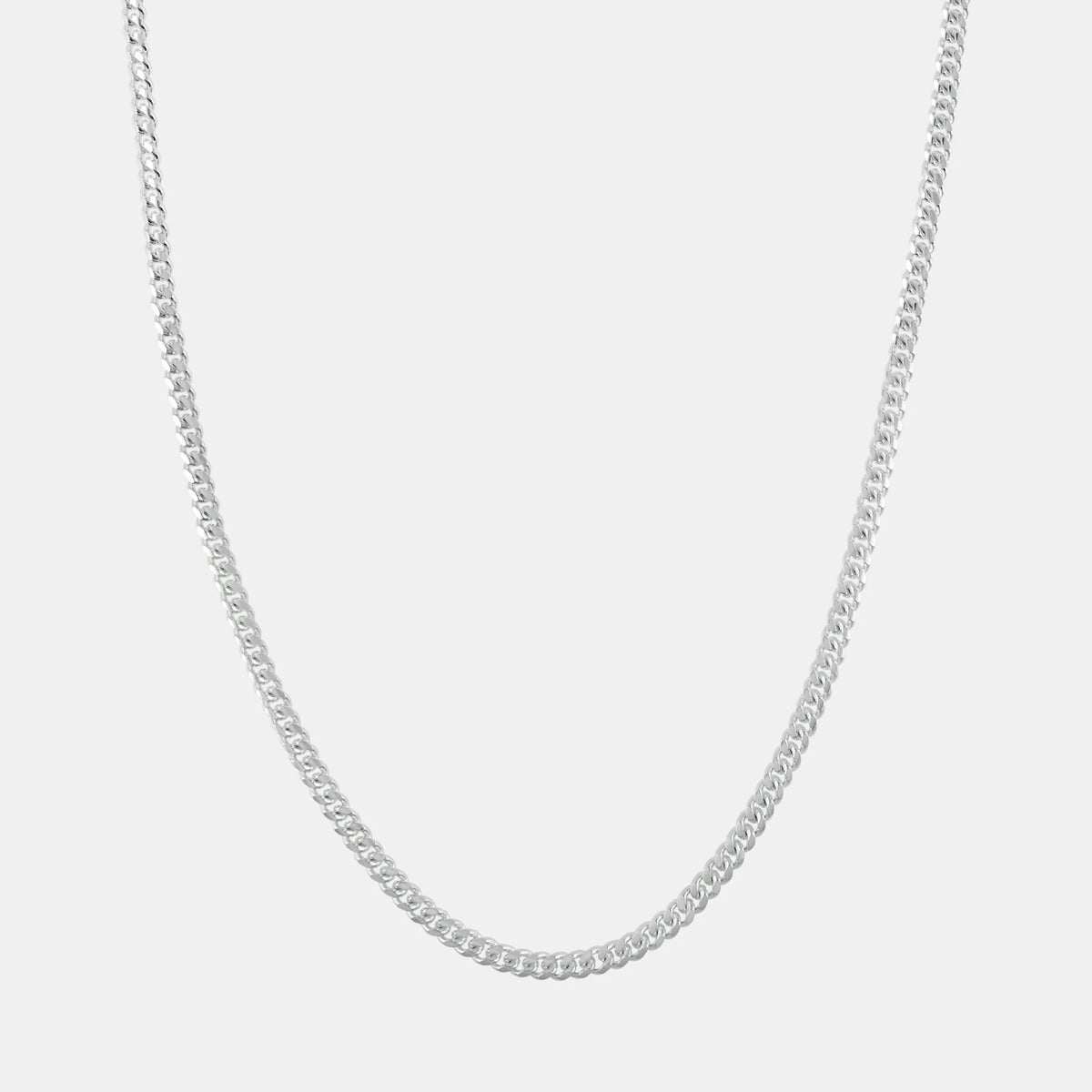 Cadena Cuban Link 3mm Plata .925 de Triangulum Workshop