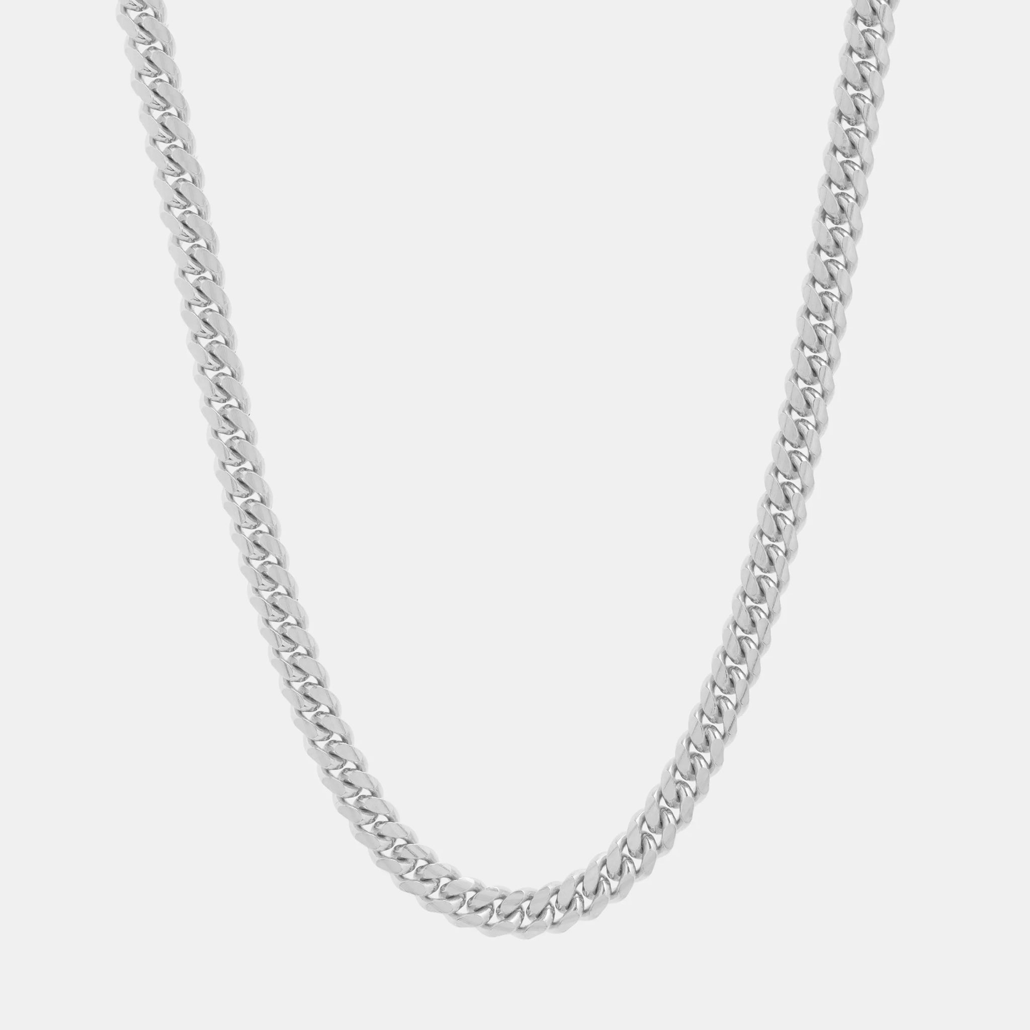 Cadena Cuban Link 6mm de Plata .925 maciza