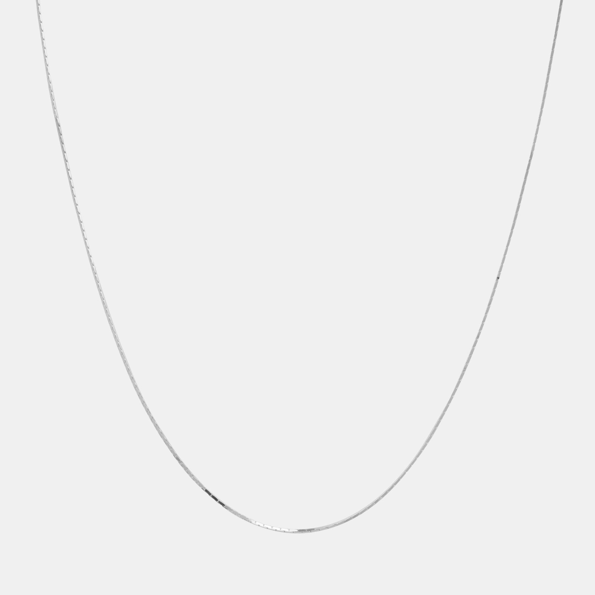 Cardano Cuadrada (Plata) Cadena - Triangulum Workshop