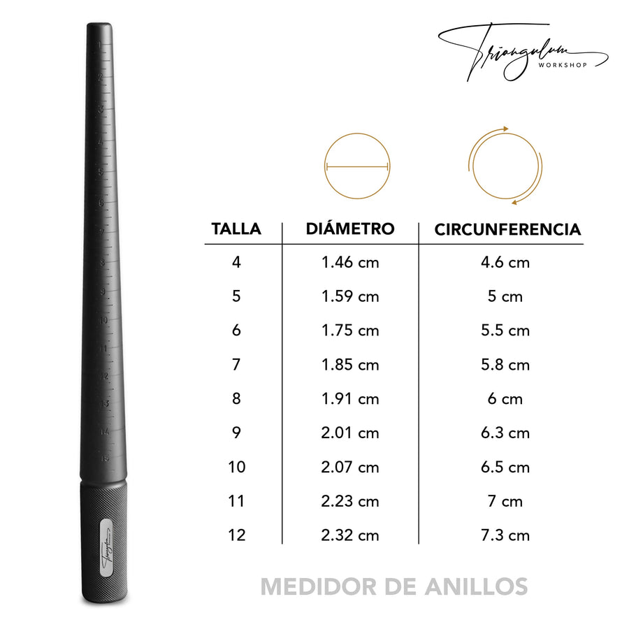 Confort 2.5mm (Oro Sólido Blanco) Argolla - Triangulum Workshop