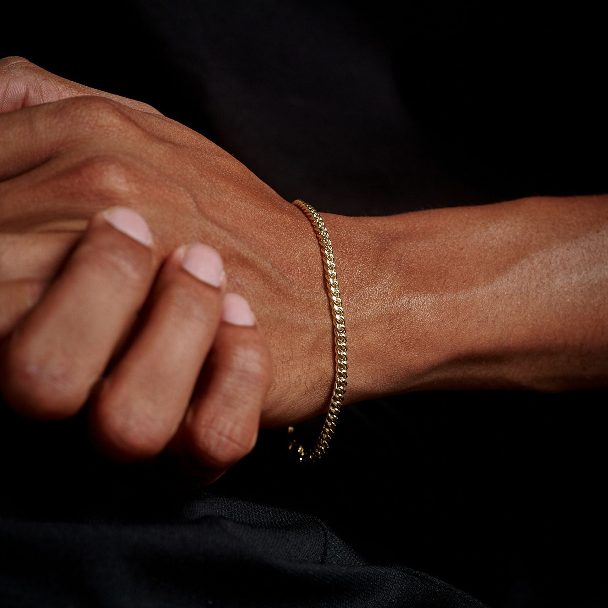 Cuban Link 5mm (Solid Gold) Bracelet - Triangulum Workshop