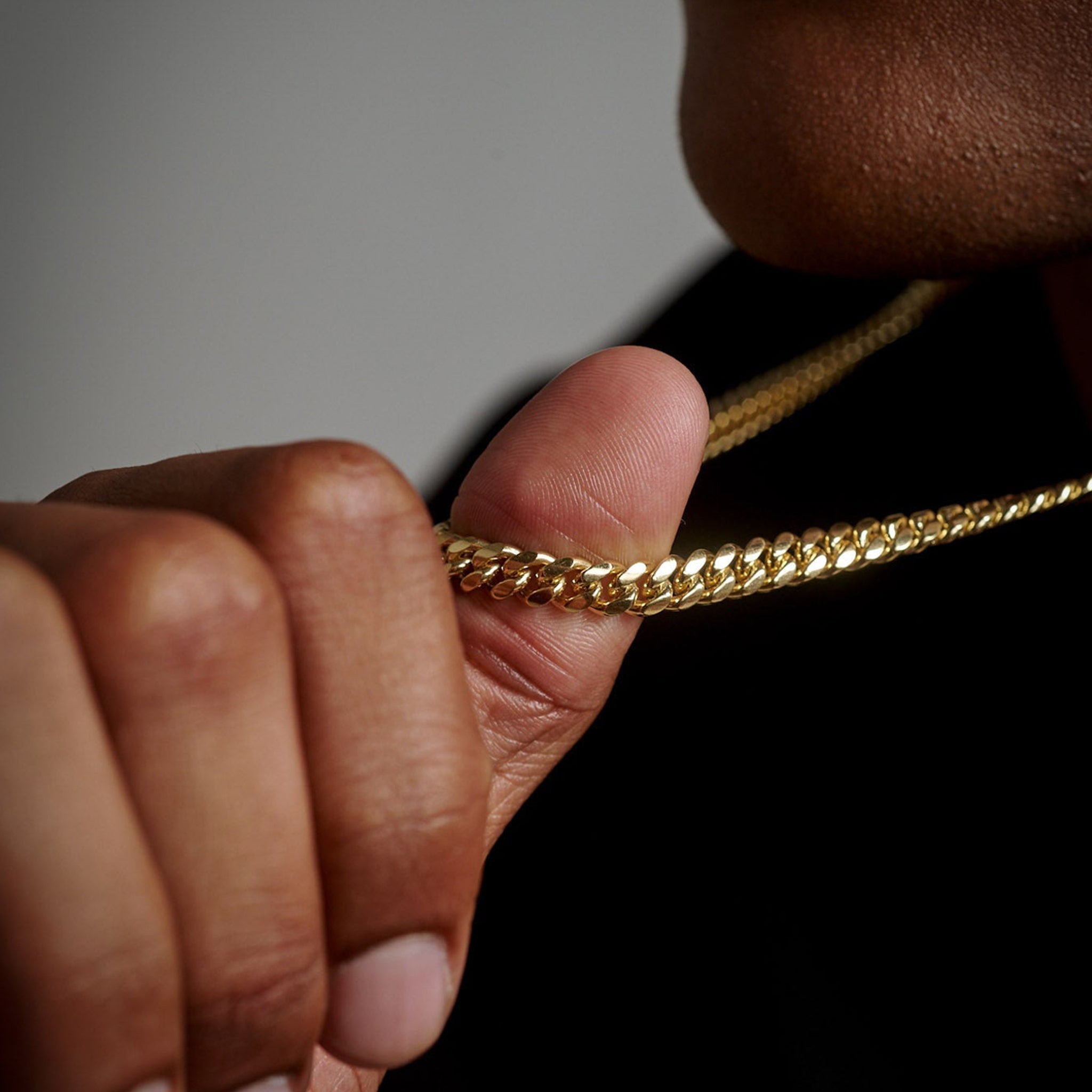 Cuban Link 6mm (Oro Sólido) Cadena - Triangulum Workshop