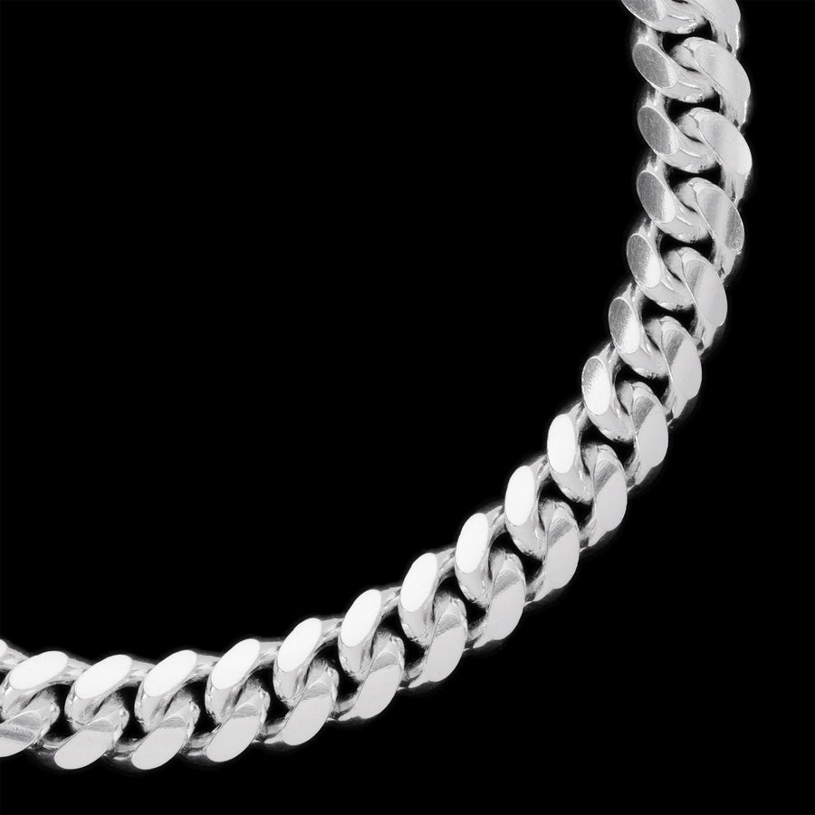 Cuban Link 8mm (Plata) Cadena - Triangulum Workshop