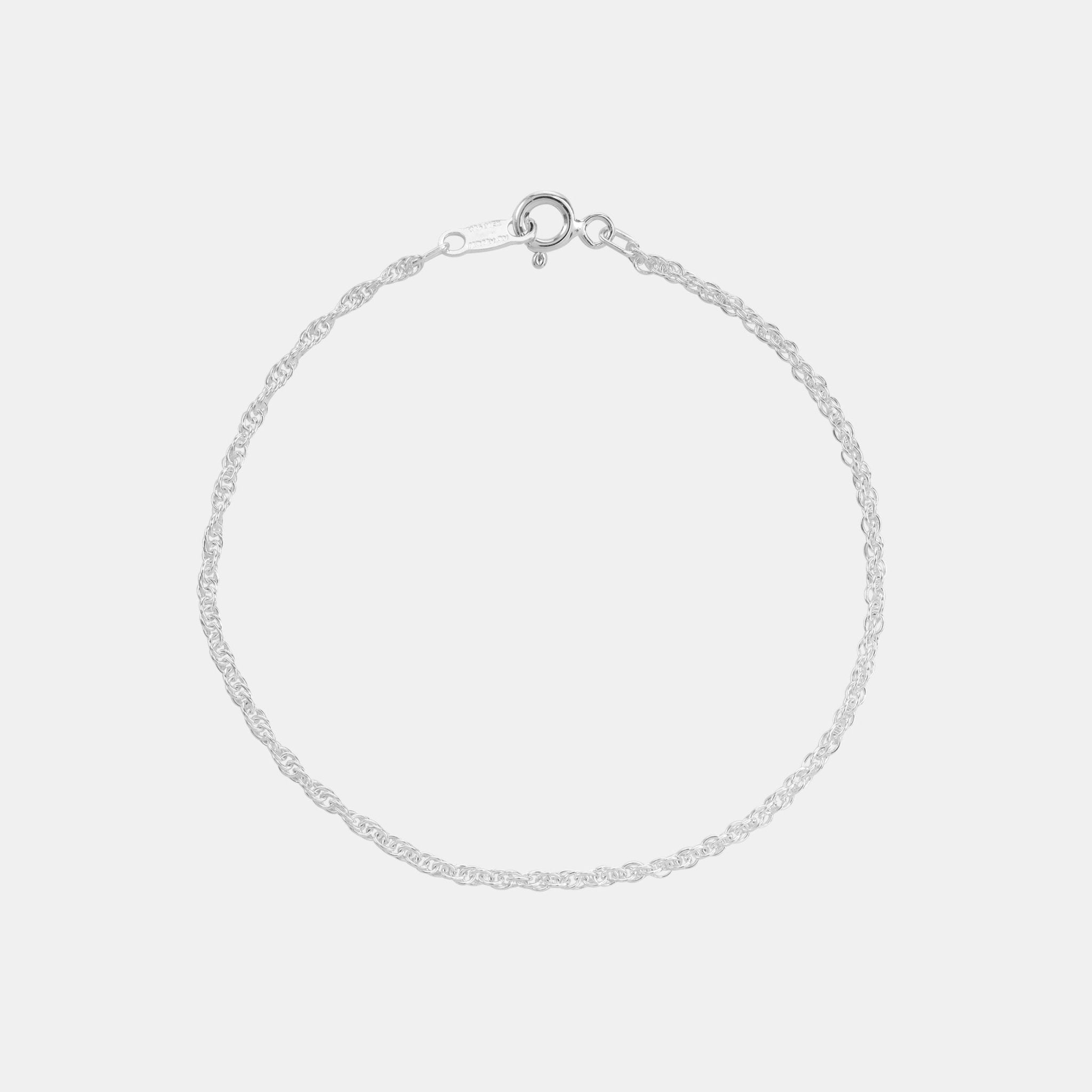 Cuerda (Plata) Pulsera - Triangulum Workshop