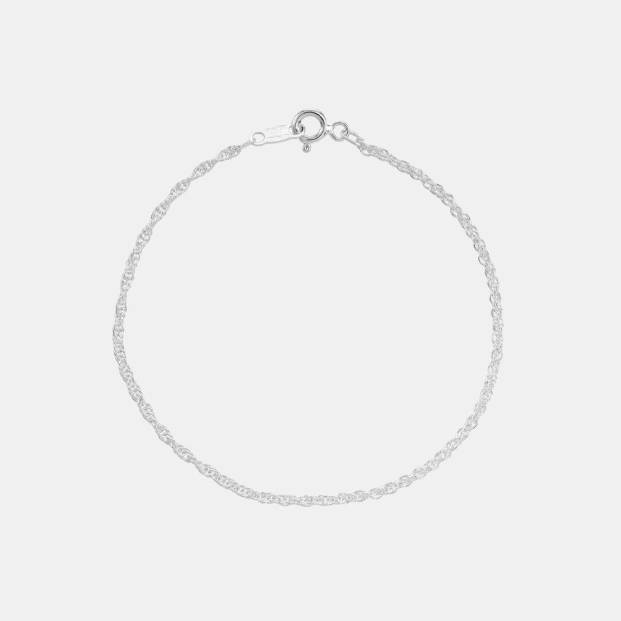 Cuerda (Plata) Pulsera - Triangulum Workshop