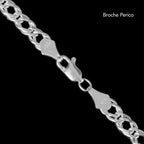 Doble Rombo Zegrinada 4mm (Plata) Cadena - Triangulum Workshop