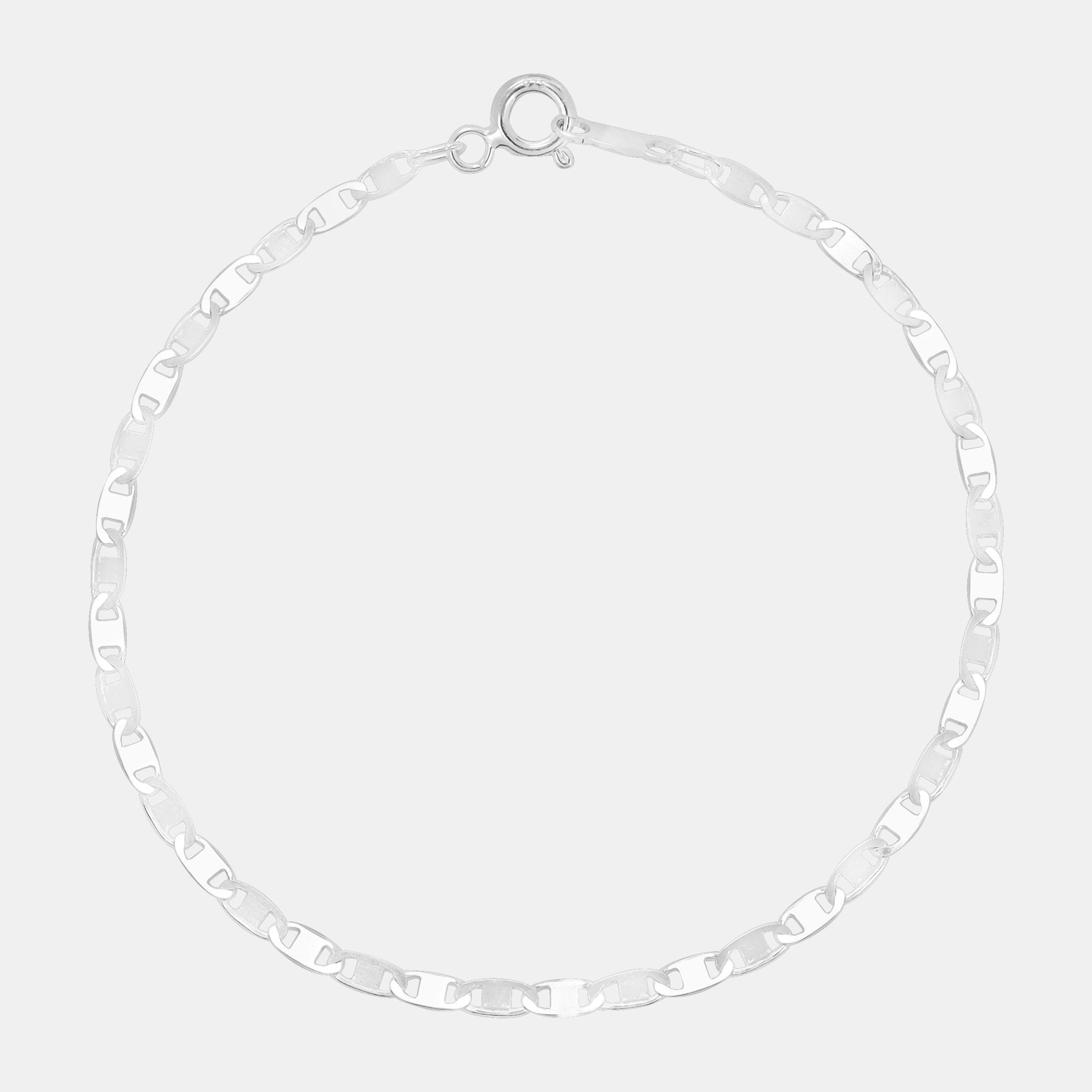 Espejo 2 mm (Plata) Pulsera - Triangulum Workshop