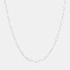Figaro 3x1 2mm (Plata) Cadena - Triangulum Workshop