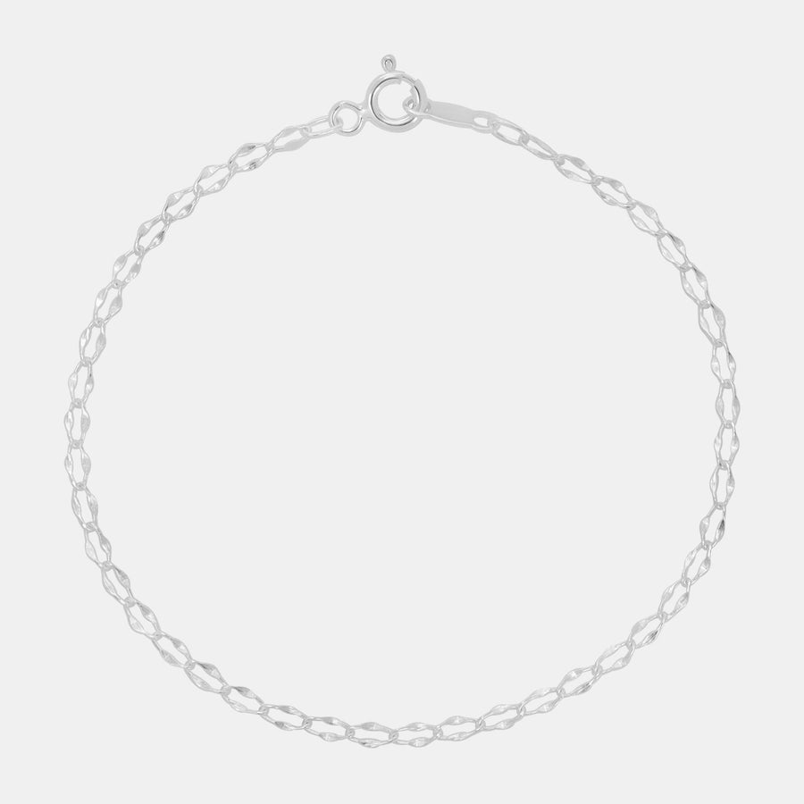 Figaro Forjada (Plata) Pulsera - Triangulum Workshop