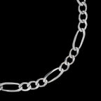 Fígaro Zegrinada 3X1 5mm (Plata) Cadena