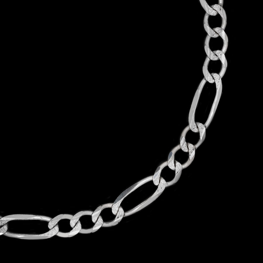 Fígaro Zegrinada 3X1 5mm (Plata) Cadena