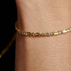 Perniche 3mm (Oro Sólido) Pulsera - Triangulum Workshop