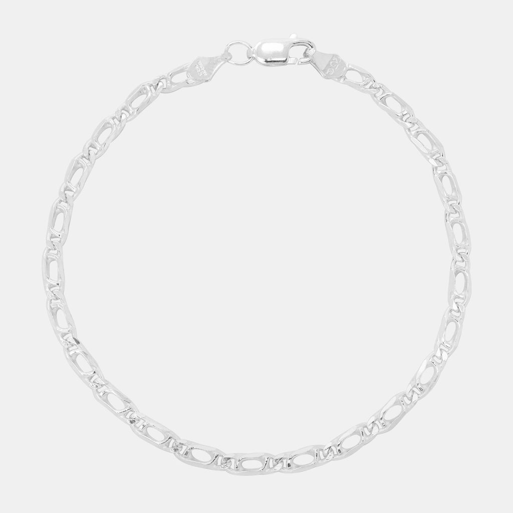 Perniche 3mm (Plata) Pulsera - Triangulum Workshop