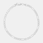 Figarucci 4mm (Plata) Pulsera - Triangulum Workshop