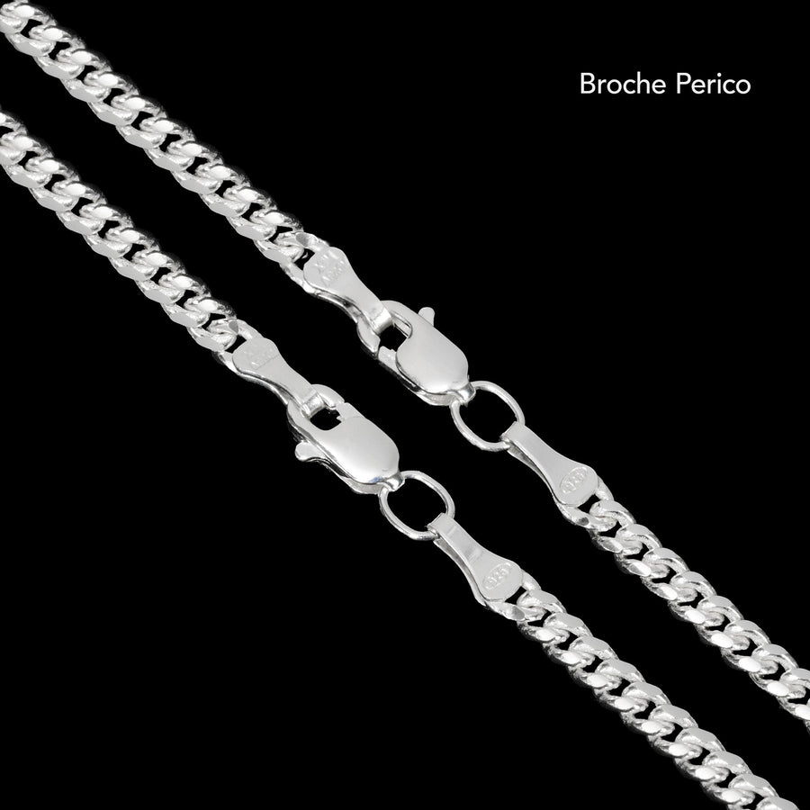 Set Cuban Link 3mm (Plata) - Triangulum Workshop