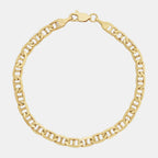 Ancla Martillada 5mm (Solid Gold) Bracelet - Triangulum Workshop