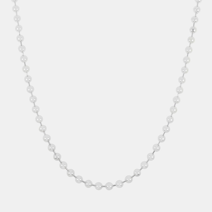 Cadena Bolitas 4mm (Silver) - Triangulum Workshop