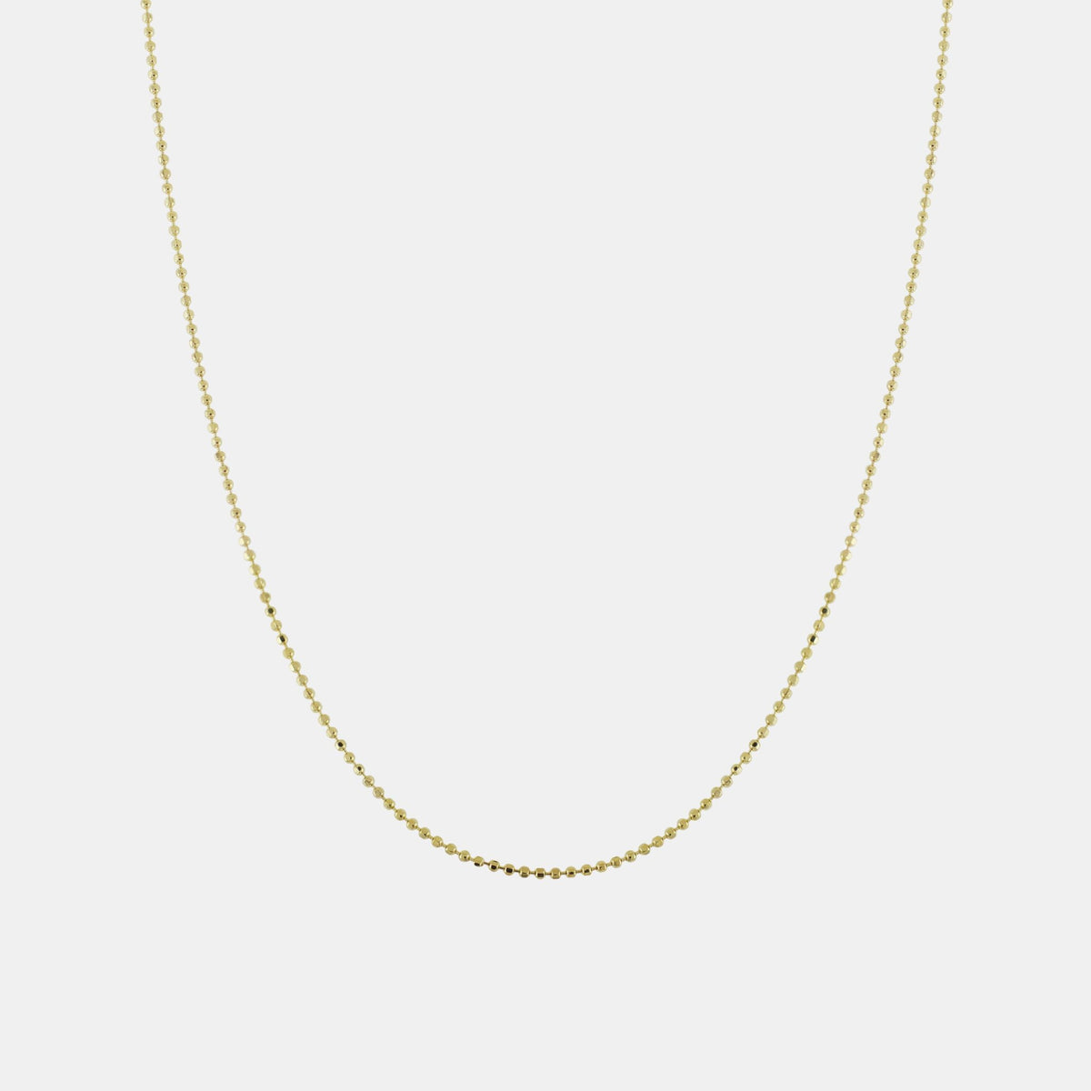 Cadena Bolitas (Solid Gold) - Triangulum Workshop
