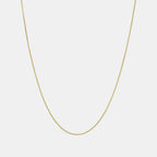 Cadena Cuban Link 1mm de oro sólido 14K