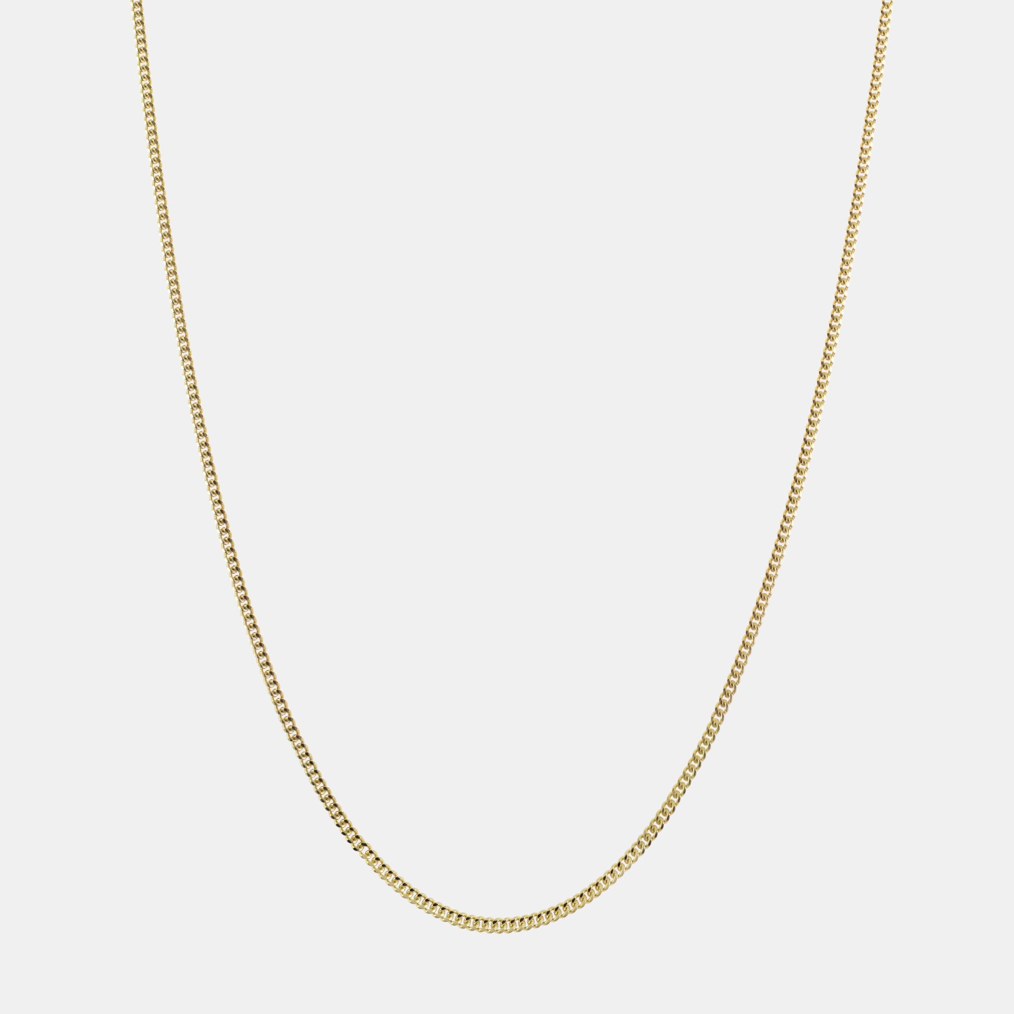 Cuban Link 2mm (Oro Sólido) Cadena - Triangulum Workshop