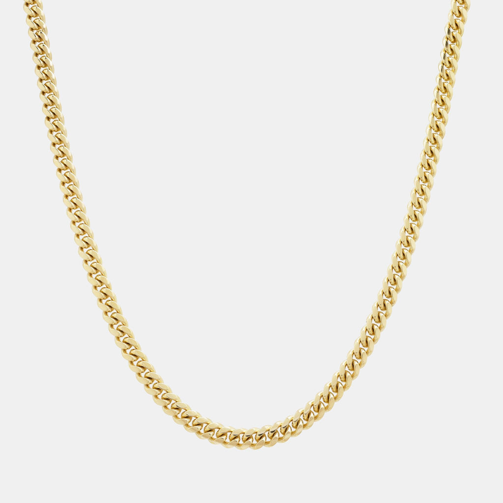 Cadena Cuban Link 5mm (Solid Gold) - Triangulum Workshop
