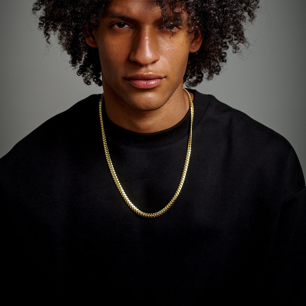 Cadena Cuban Link 8mm (Solid Gold) - Triangulum Workshop