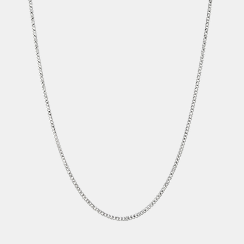 Cadena Cuban Link (Rodio) 2mm - Triangulum Workshop