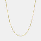 Cadena Curb (Solid Gold) 3mm - Triangulum Workshop