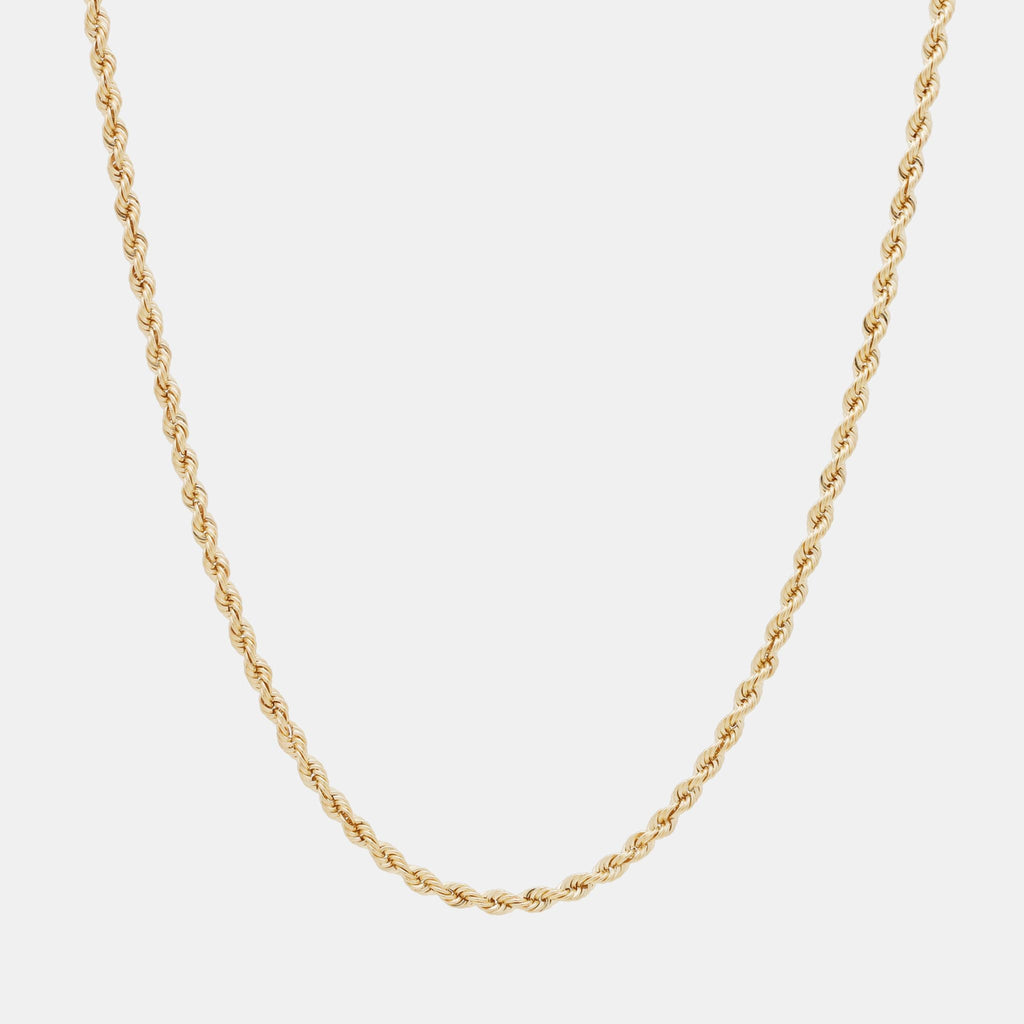 Cadena Torzal (Solid Gold) 3mm - Triangulum Workshop