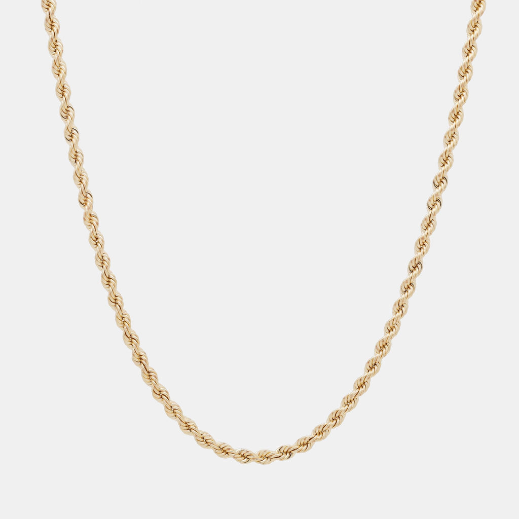 Cadena Torzal (Solid Gold) 4mm - Triangulum Workshop