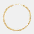 Cuban Link 5mm (Solid Gold) Bracelet - Triangulum Workshop