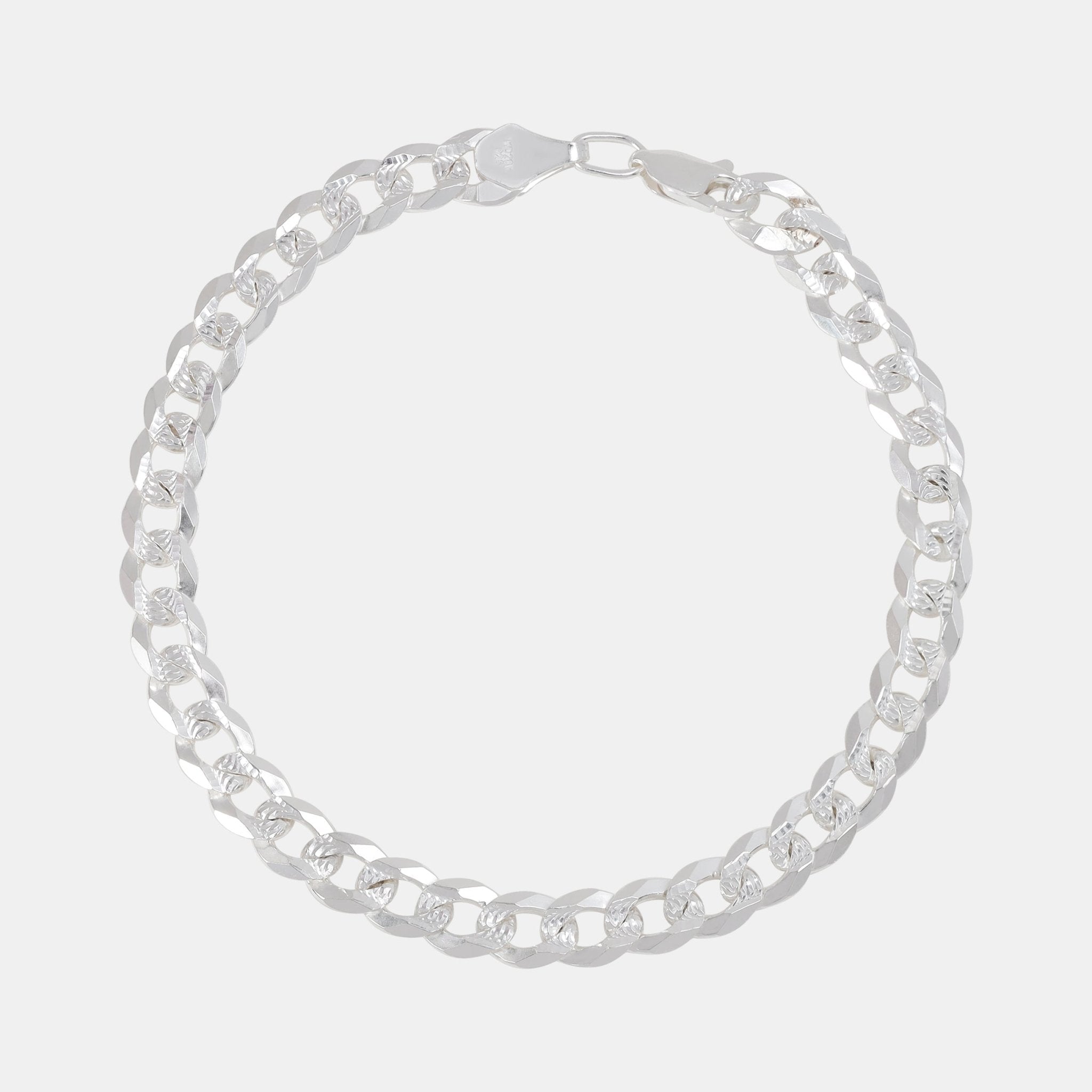 Curb (Silver) 6mm Bracelet - Triangulum Workshop